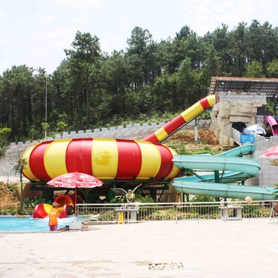 Le parc à thème glisse l'équipement de terrain de jeu de l'eau de Super Bowl pour le parc aquatique