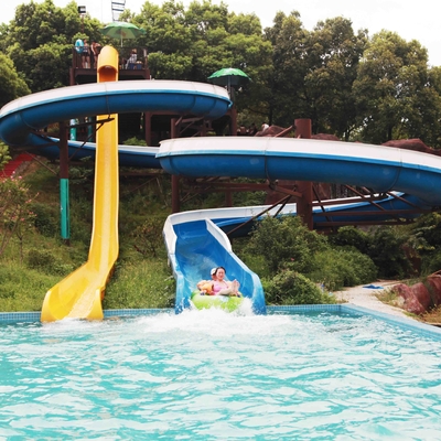 Glissières d'eau faites sur commande de fibre de verre pour le parc d'attractions avec la garantie de 1 an