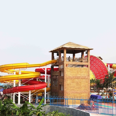 Glissières d'eau faites sur commande galvanisées d'acier au carbone pour le parc aquatique extérieur géant