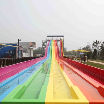 Glissières d'eau faites sur commande à grande vitesse, glissière libre d'automne de fibre de verre d'adultes pour le parc aquatique géant