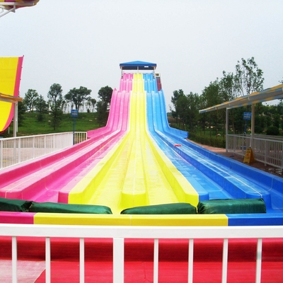Glissières d'eau faites sur commande à grande vitesse, glissière libre d'automne de fibre de verre d'adultes pour le parc aquatique géant