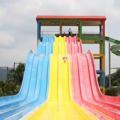 Glissières d'eau faites sur commande à grande vitesse, glissière libre d'automne de fibre de verre d'adultes pour le parc aquatique géant