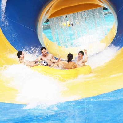 Équipement de parc d'Aqua de FRP pour l'adulte, glissière adaptée aux besoins du client de tornade/glissière eau de fibre de verre