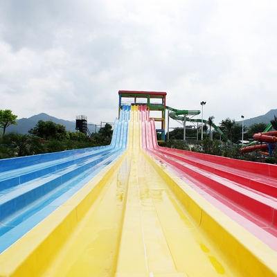 Structure métallique faite sur commande de glissières d'eau de parc à thème pour l'hôtel/stations de vacances utilisés