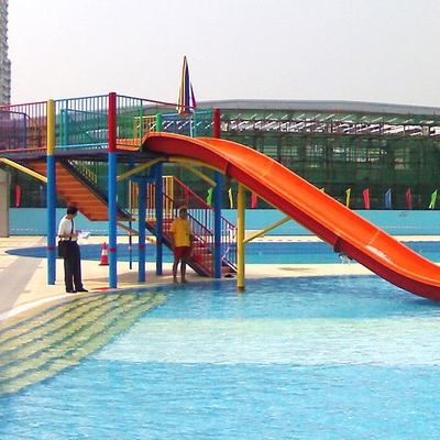 glissières d'eau des enfants de fibre de verre de taille de 2m, parent - glissière de montagne d'équipement de parc aquatique d'enfant