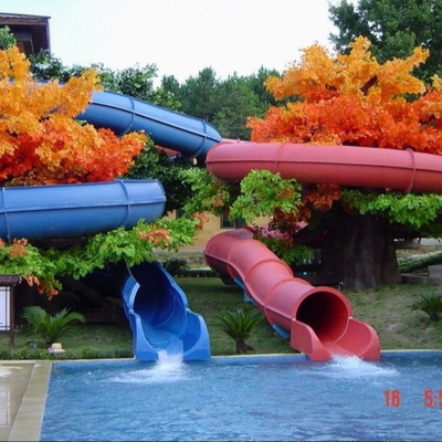 glissières d'eau des enfants de fibre de verre de taille de 2m, parent - glissière de montagne d'équipement de parc aquatique d'enfant