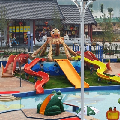 La fibre de verre faite sur commande de combinaison badine des glissières d'eau pour le parc aquatique de thème
