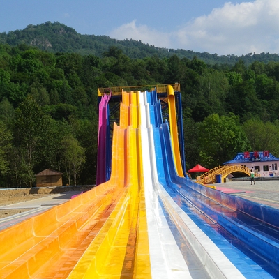 Glissières d'eau extérieures de fibre de verre de vente chaude pour l'adulte utilisé dans l'amusement Waterpark