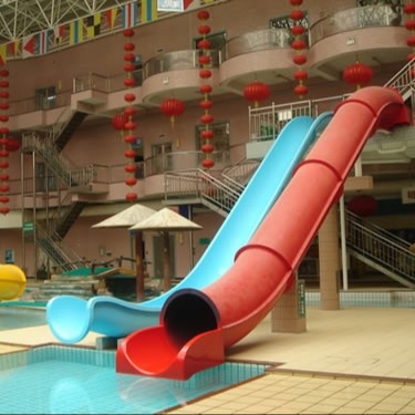 Jeux d'intérieur/extérieurs de glissières d'eau de fibre de verre pour les enfants/station de vacances de famille