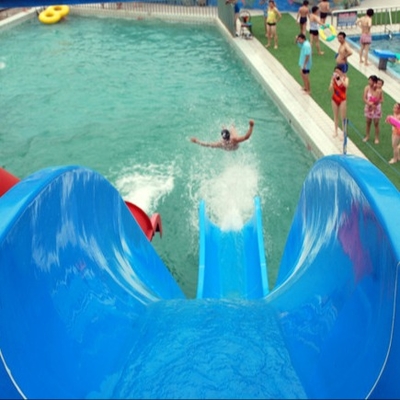 Jeux d'intérieur/extérieurs de glissières d'eau de fibre de verre pour les enfants/station de vacances de famille