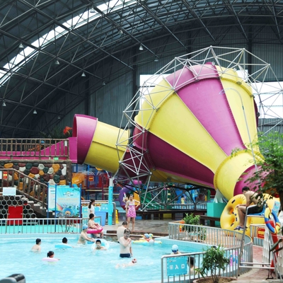 Glissières d'eau des petits enfants de tornade adaptées aux besoins du client pour les enfants/glissière drôle pour le parc aquatique