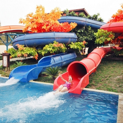Glissières d'eau de fibre de verre pour l'équipement de piscine pour le jeu de l'eau d'enfants pour le parc aquatique d'enfants