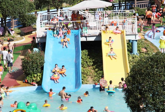 Mini glissière de piscine de fibre de verre d'équipement de parc aquatique pour le terrain de jeu d'enfants