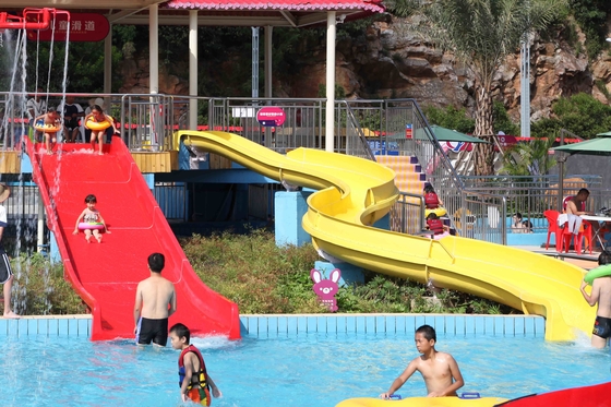 Customiazed badine la glissière d'eau d'amusement pour l'équipement de parc aquatique/parc aquatique de fibre de verre