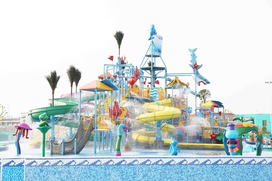 Attractions extérieures de Chambre/parc aquatique d'Aqua de fibre de verre d'été pour le parc à thème