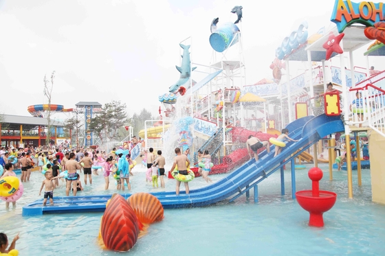 Attractions extérieures de Chambre/parc aquatique d'Aqua de fibre de verre d'été pour le parc à thème