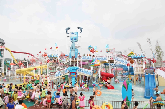 Attractions extérieures de Chambre/parc aquatique d'Aqua de fibre de verre d'été pour le parc à thème