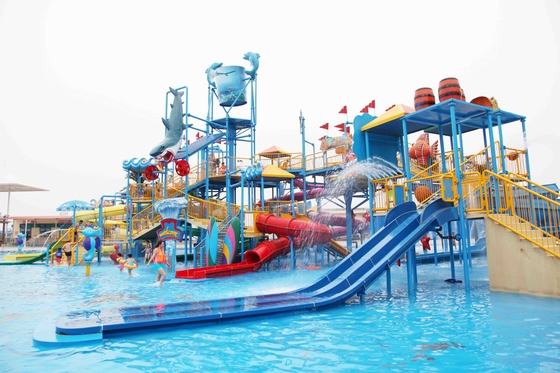 Forteresse de l'eau d'amusement avec la glissière d'eau/Waterslide adultes d'enfants