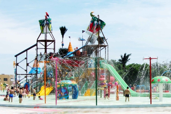 Les stations de vacances de vacances avec les parcs aquatiques/terrain de jeu de l'eau ont occupé 1680m2