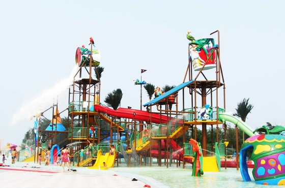 Les stations de vacances de vacances avec les parcs aquatiques/terrain de jeu de l'eau ont occupé 1680m2