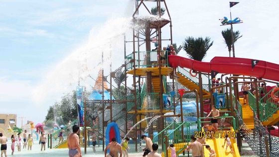 Les stations de vacances de vacances avec les parcs aquatiques/terrain de jeu de l'eau ont occupé 1680m2