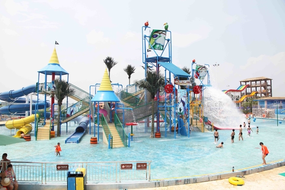 Forteresse de l'eau d'amusement avec la glissière d'eau/Waterslide adultes d'enfants