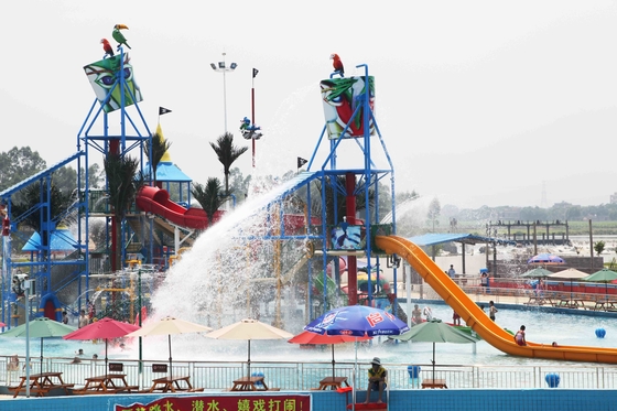 La Chambre interactive de l'eau de jeux de parc d'Aqua pour le parc à thème/fibre de verre d'amusement glisse