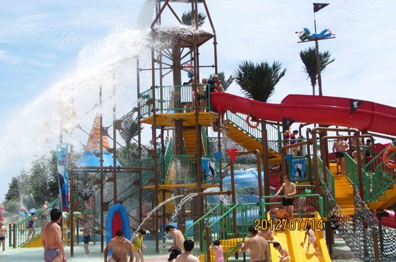 Forteresse passionnante de l'eau de parc aquatique d'Aqua pour l'équipement de parc d'attractions