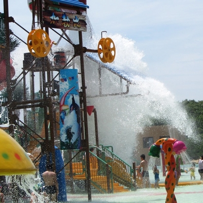 Chambre de l'eau d'équipement de terrain de jeu d'Aqua de fibre de verre grande pour la coutume d'amusement de famille