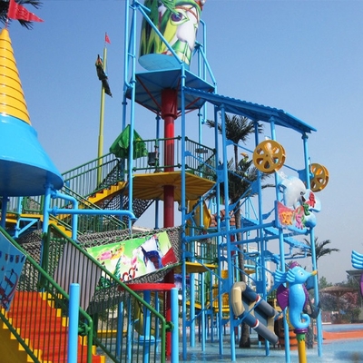 Chambre de l'eau d'équipement de terrain de jeu d'Aqua de fibre de verre grande pour la coutume d'amusement de famille