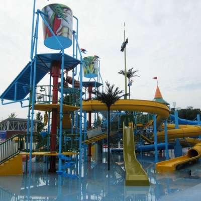 Parc aquatique extérieur de terrain de jeu de jeux de l'eau, grande Chambre de l'eau pour l'OEM de 100 cavaliers