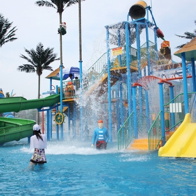 Chambre de l'eau de fibre de verre de terrain de jeu d'Aqua de thème de Parent-enfant grande pour le parc d'attractions