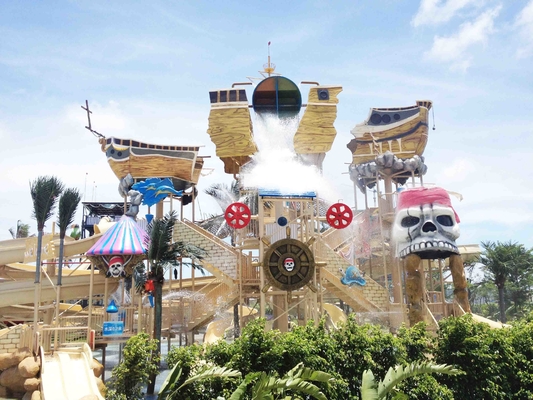 Équipement géant de terrain de jeu de l'eau pour le parc à thème d'Aqua