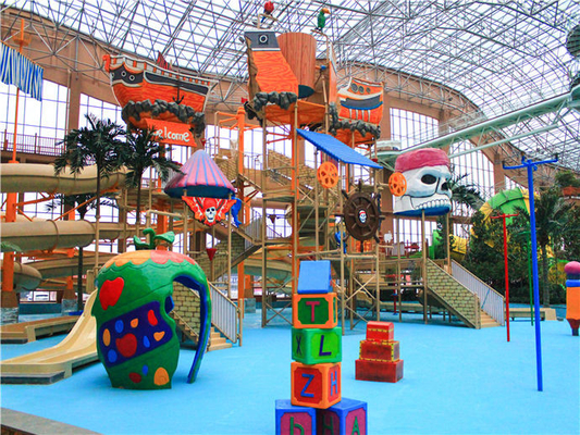 Combinaison faite sur commande extérieure de glissières d'eau de parcs d'attractions de l'eau pour l'hôtel/Chambre de l'eau
