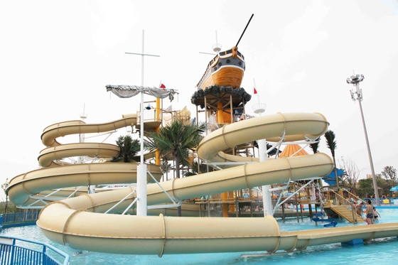 Équipement géant de terrain de jeu de l'eau pour le parc à thème d'Aqua