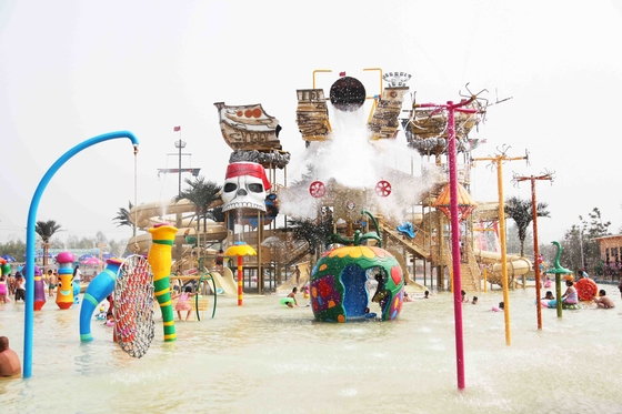 Équipement gigantesque adapté aux besoins du client de parc d'attractions de parc aquatique de sports d'Aqua de Chambre de l'eau