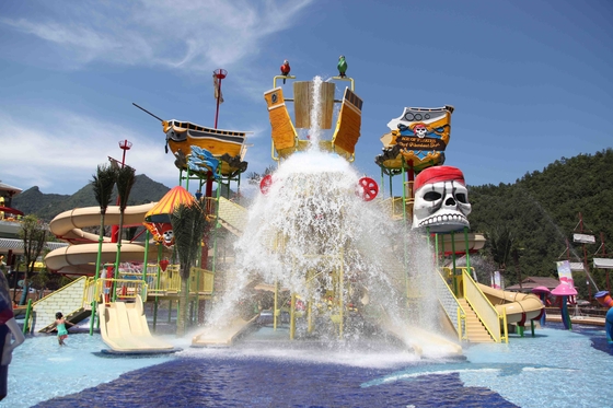 Équipement gigantesque adapté aux besoins du client de parc d'attractions de parc aquatique de sports d'Aqua de Chambre de l'eau