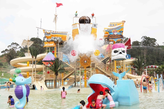 Équipement gigantesque adapté aux besoins du client de parc d'attractions de parc aquatique de sports d'Aqua de Chambre de l'eau