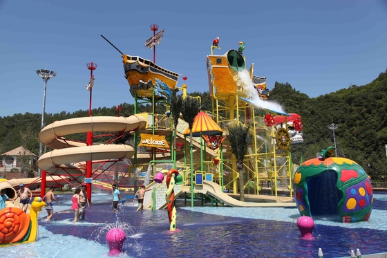 Équipement extérieur de flottement de fibre de verre de parc aquatique de grand d'Aqua de Chambre de l'eau de terrain de jeu hôtel de thème