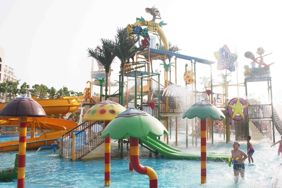 Grande résine d'Ashland de terrain de jeu de parc aquatique/DSM pour le jeu drôle de famille