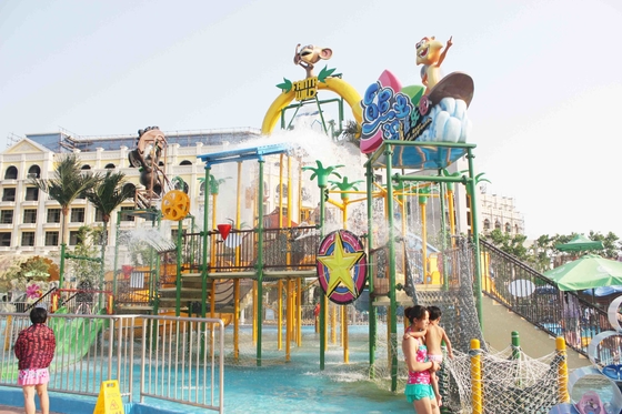 Équipement extérieur de flottement de fibre de verre de parc aquatique de grand d'Aqua de terrain de jeu hôtel de thème