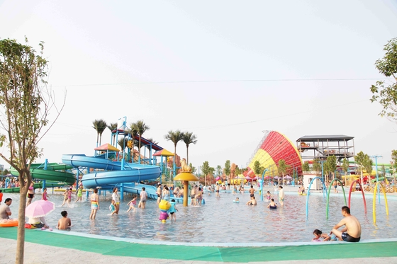 La coutume badine l'équipement de jeu de l'eau, glissières de fibre de verre de jeu de l'amusement des enfants