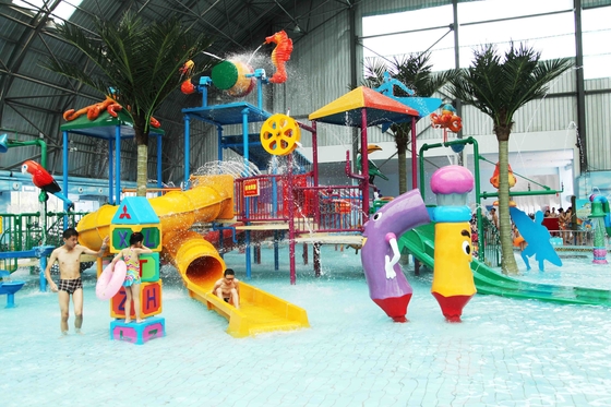 La piscine badine de mini ruelles interactives de parcs aquatiques pour le parc aquatique