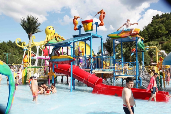 Arrosez les jeux pour les enfants, mini parc aquatique avec des enfants glissent (SW-SB)