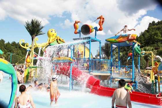 Arrosez les jeux pour les enfants, mini parc aquatique avec des enfants glissent (SW-SB)