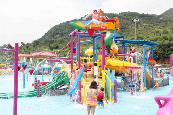 Arrosez les jeux pour les enfants, mini parc aquatique avec des enfants glissent (SW-SB)