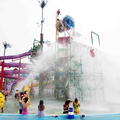 Équipements faits sur commande de parc aquatique de fibre de verre, terrain de jeu de piscine d'Aqua de Gaint pour le parc aquatique
