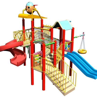L'équipement de terrain de jeu de l'eau des enfants faits sur commande, fibre de verre de jeu de l'amusement des enfants glisse pour le parc aquatique