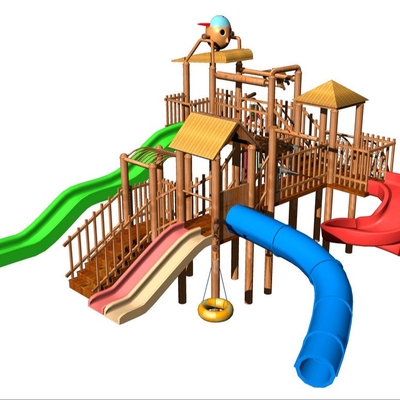 Équipement d'intérieur/extérieur de parc d'Aqua, terrain de jeu de l'eau des enfants pour l'amusement de famille adapté aux besoins du client