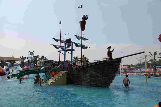 L'équipement de parc aquatique de jeu d'Aqua de corsaire/a adapté le bateau aux besoins du client de pirate de fibre de verre